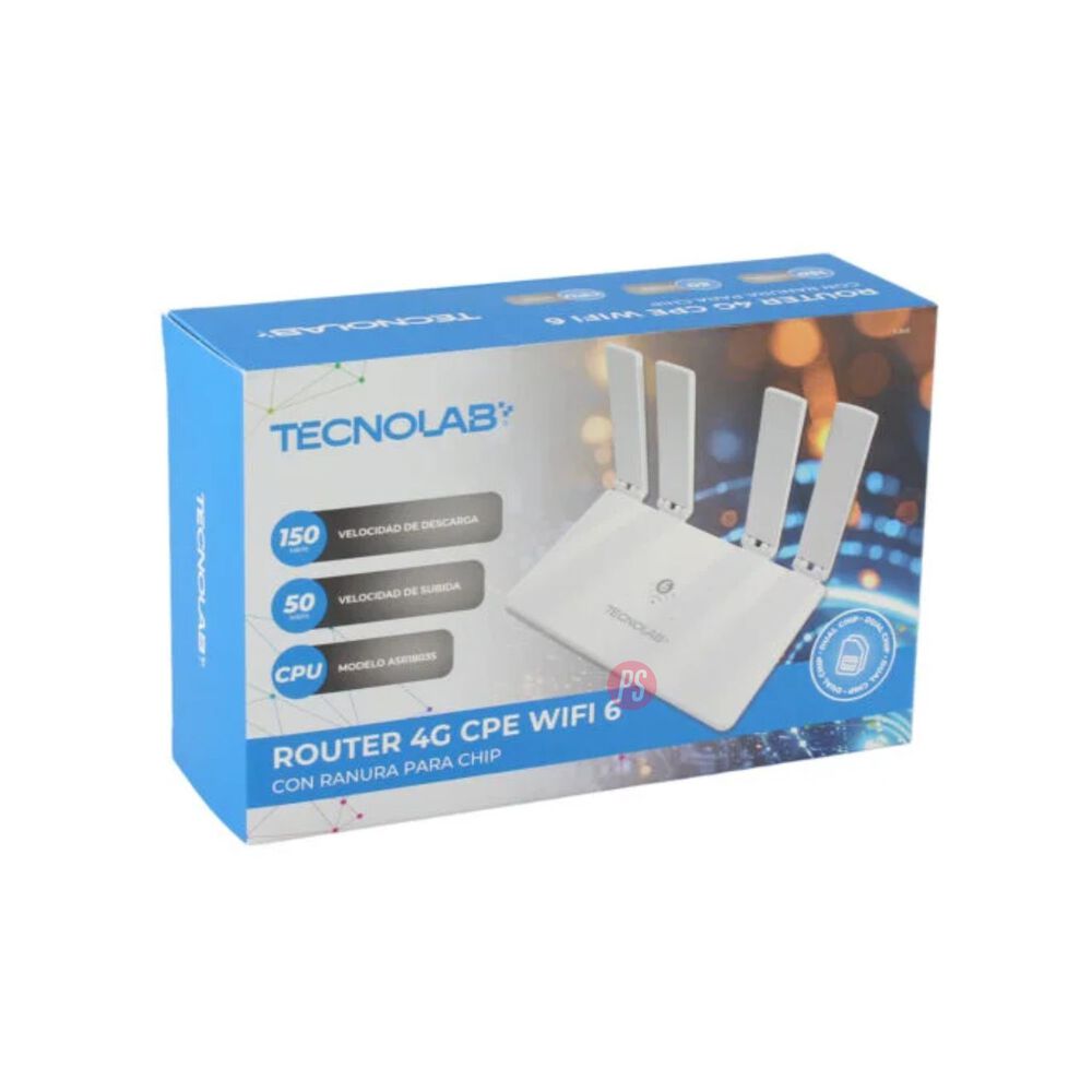 Router 4g Cpe Wifi 6 Con Ranura Chip 150mbps Lte - Ps image number 4.0