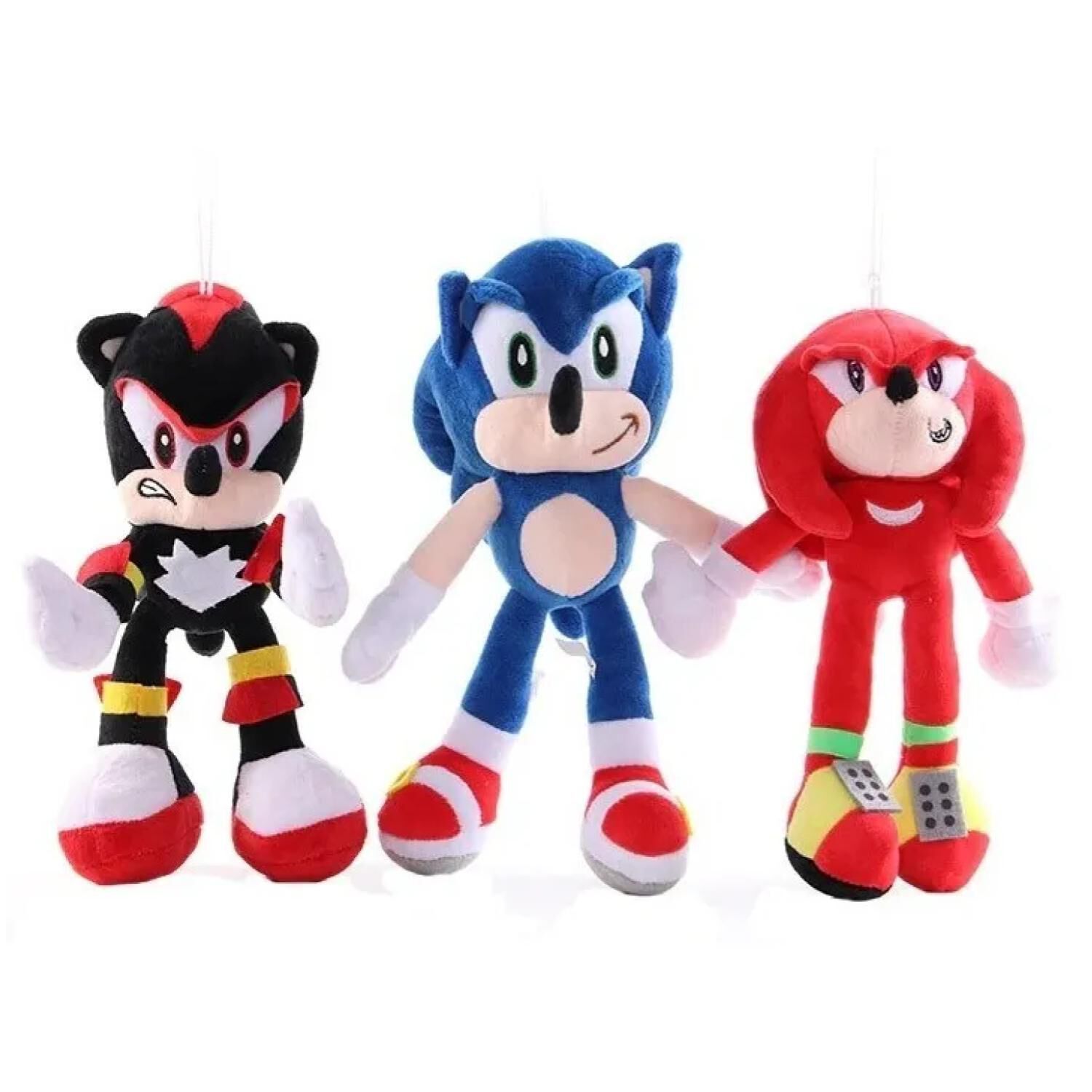 Juguete Pack 6 Peluche Sonic Y Sus Amigos 28cm Infantil image number 1.0
