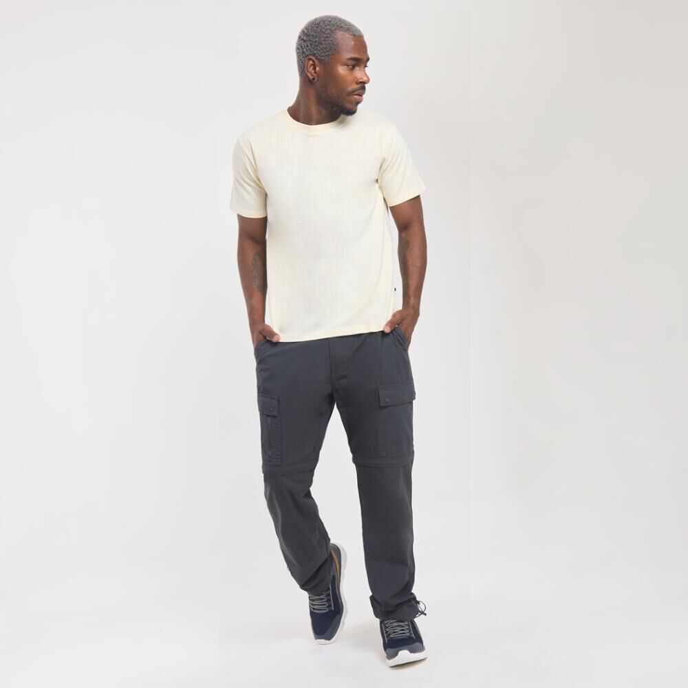 Polera Deportiva Lisa Slim Manga Corta Cuello Redondo Hombre Wetland image number 1.0