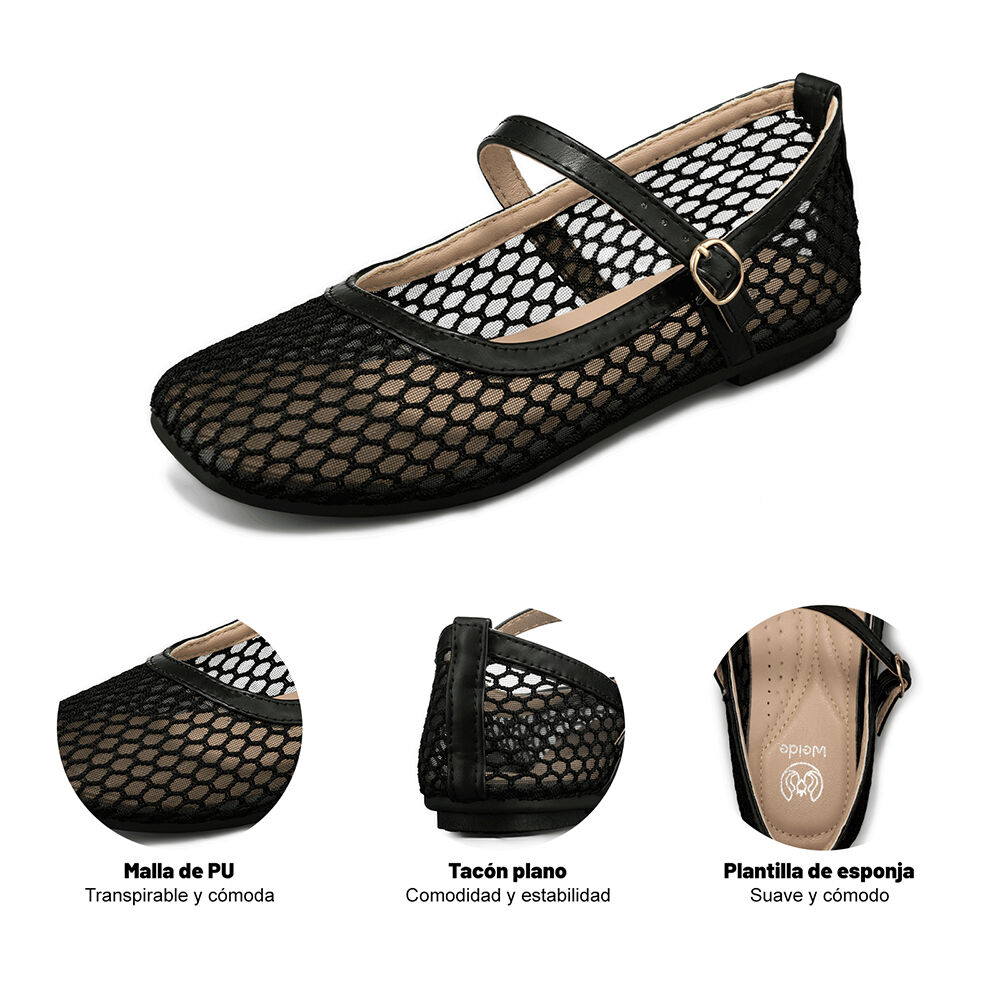 Ballerina Casual Malla Transpirable Mujer Weide You527 image number 9.0