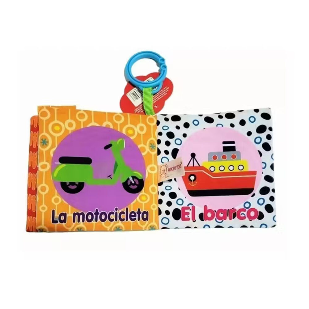 Libro Sensorial Tela Estimulaci&oacute;n Visual Juguete Bebe image number 3.0