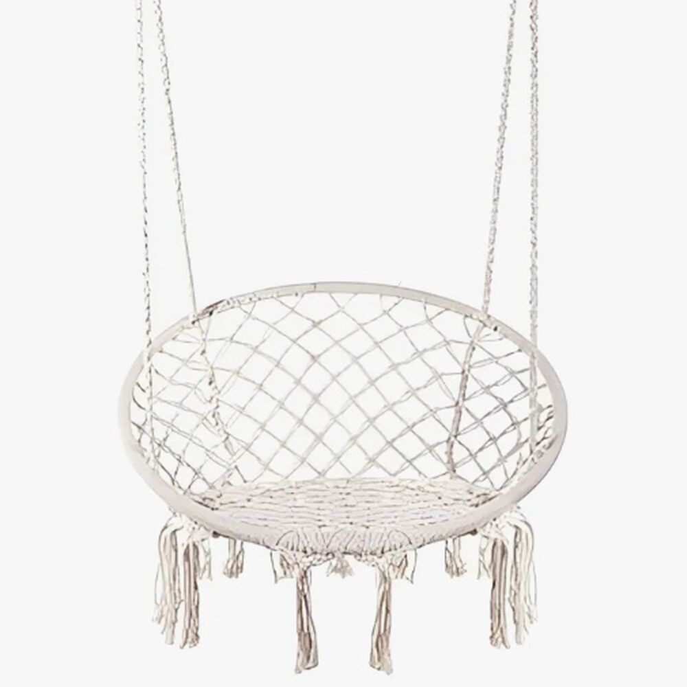 Hamaca Silla Colgante De Macrame image number 1.0