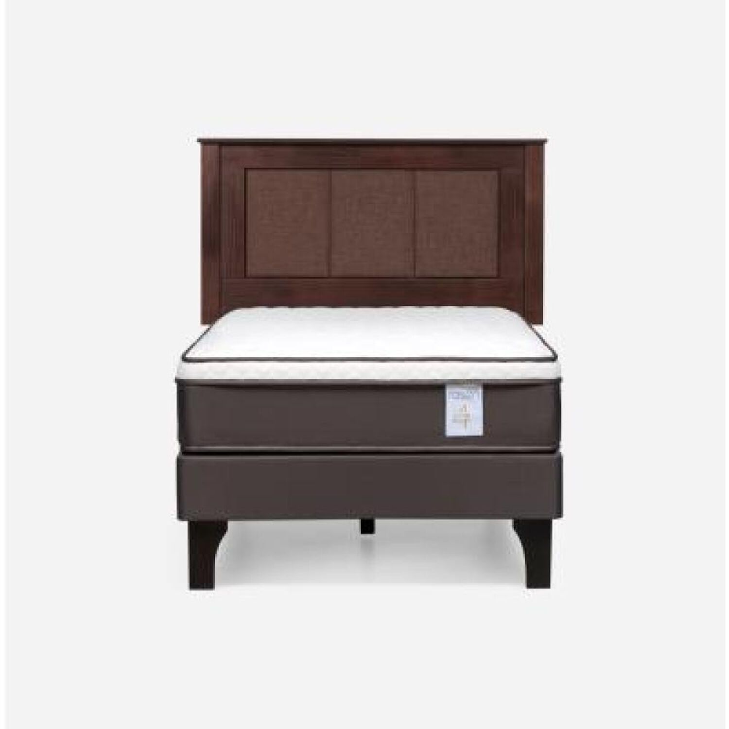 Cama Europea Rosen New Style 4 Plus / 1.5 Plazas / Base Normal + Respaldo Rachel image number 7.0