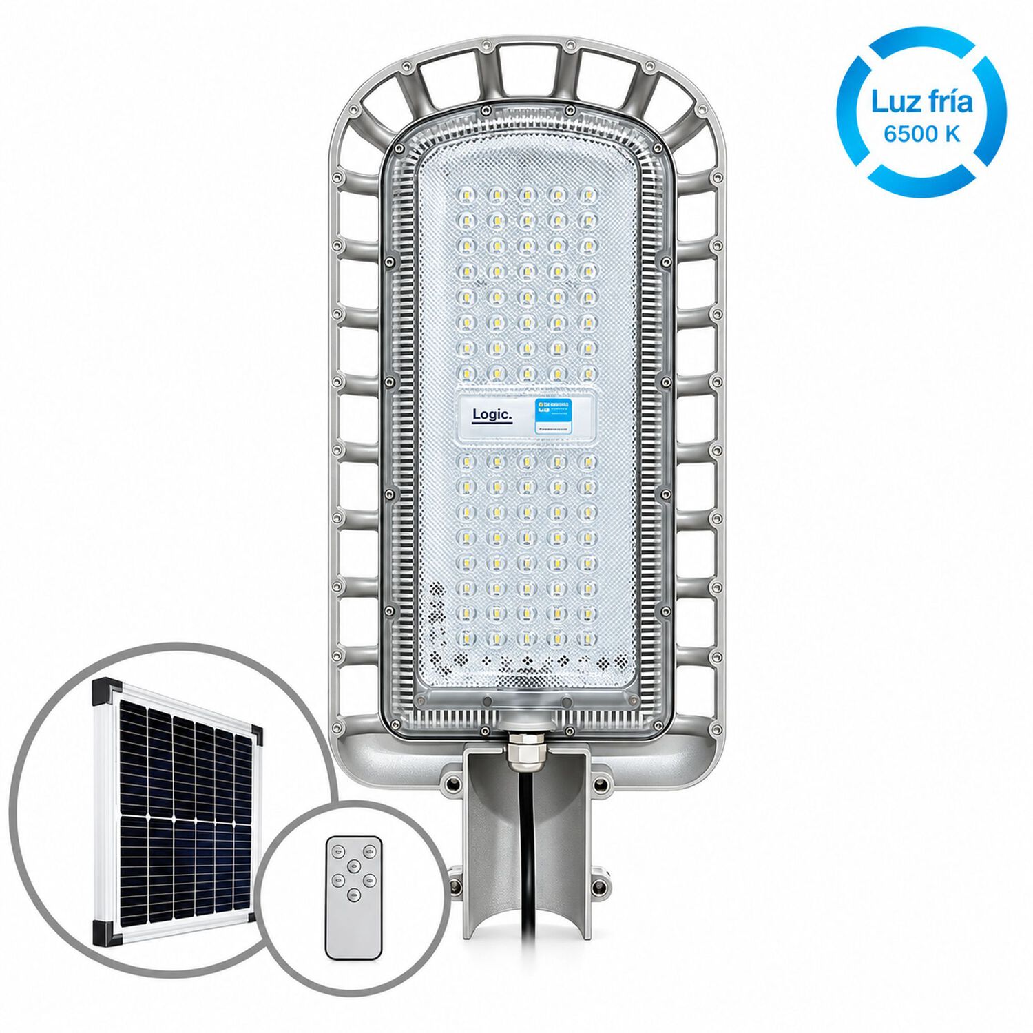 Luminaria Solar Peatonal Austral 400w Con Panel De Alta Eficiencia image number 4.0