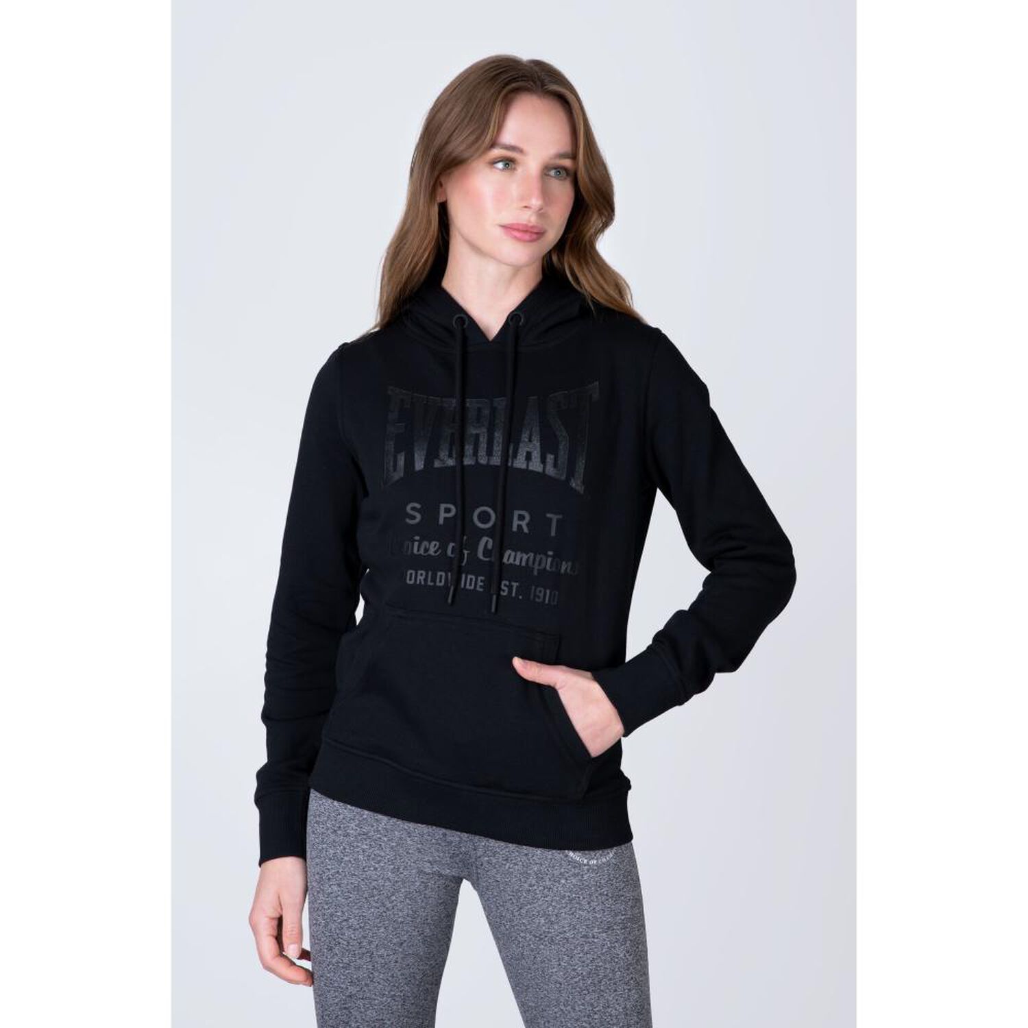 Poleron Hood Classic Negro Everlast image number 0.0