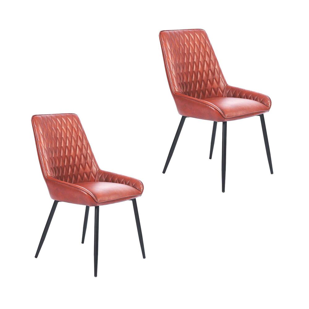 Pack 2 Sillas De Comedor Breton Terracota image number 0.0