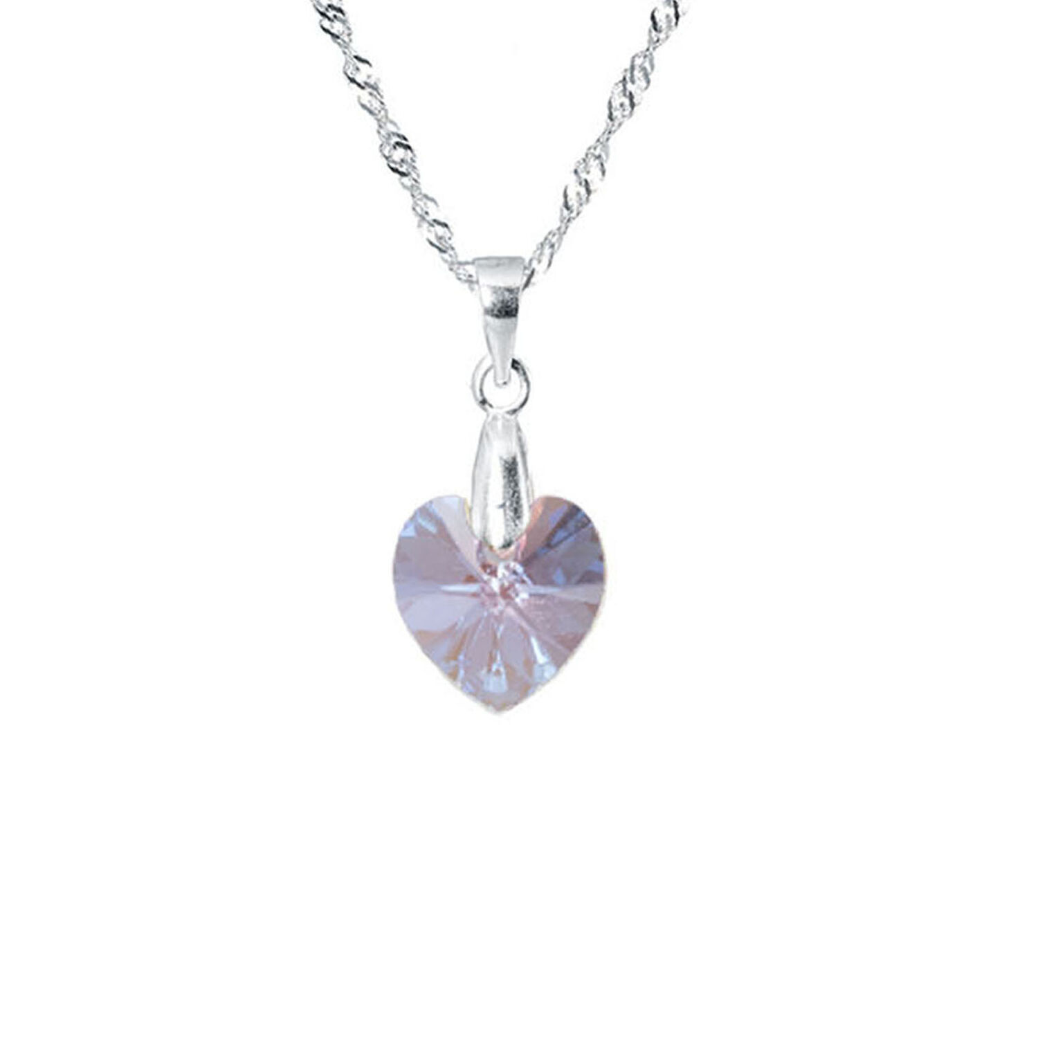 Collar Romance Cristal Genuino Light Rose image number 0.0