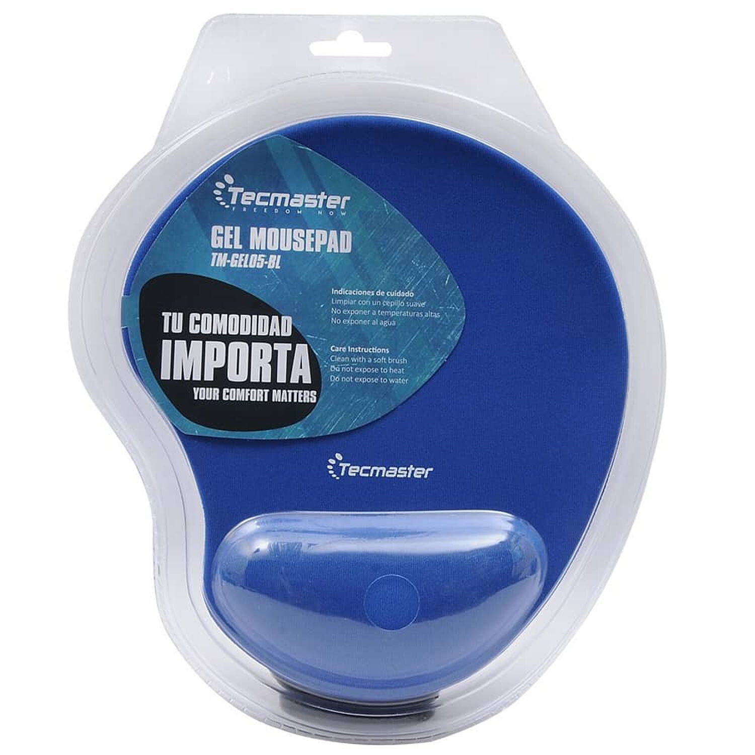 Mouse Pad Con Almohadilla Gel Antideslizante Tecmaster Azul image number 2.0
