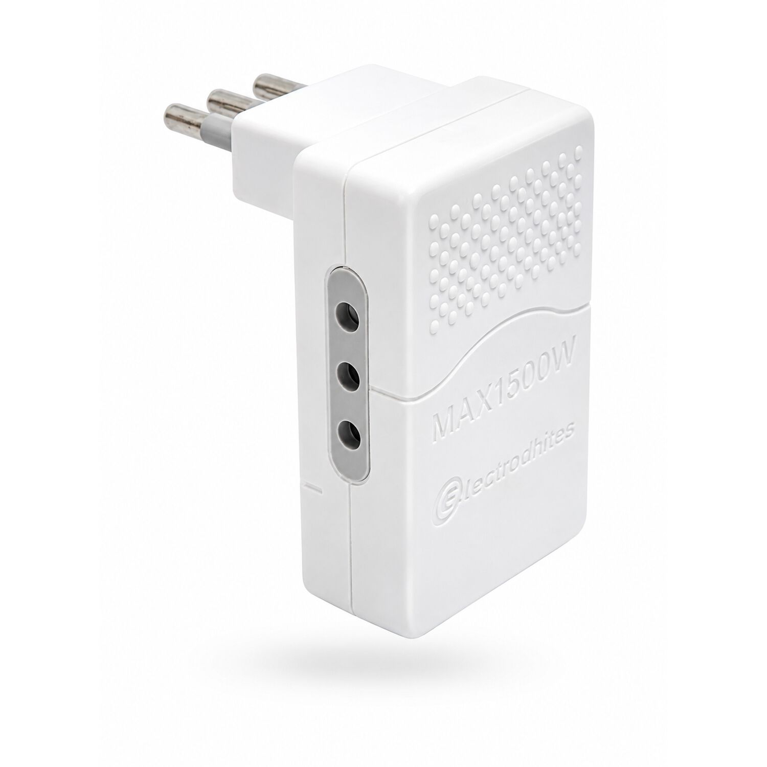Adaptador Triple Salvaespacio 10a Blanco Halux. image number 0.0