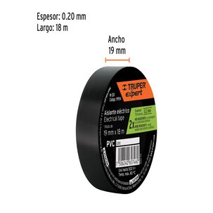 Huincha Cinta De Aislar 19mm X 18m Truper Expert M-33x