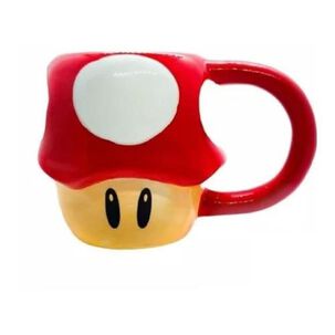 Tazon Taza 3d Hongo Toad Rojo Super Mario Bross