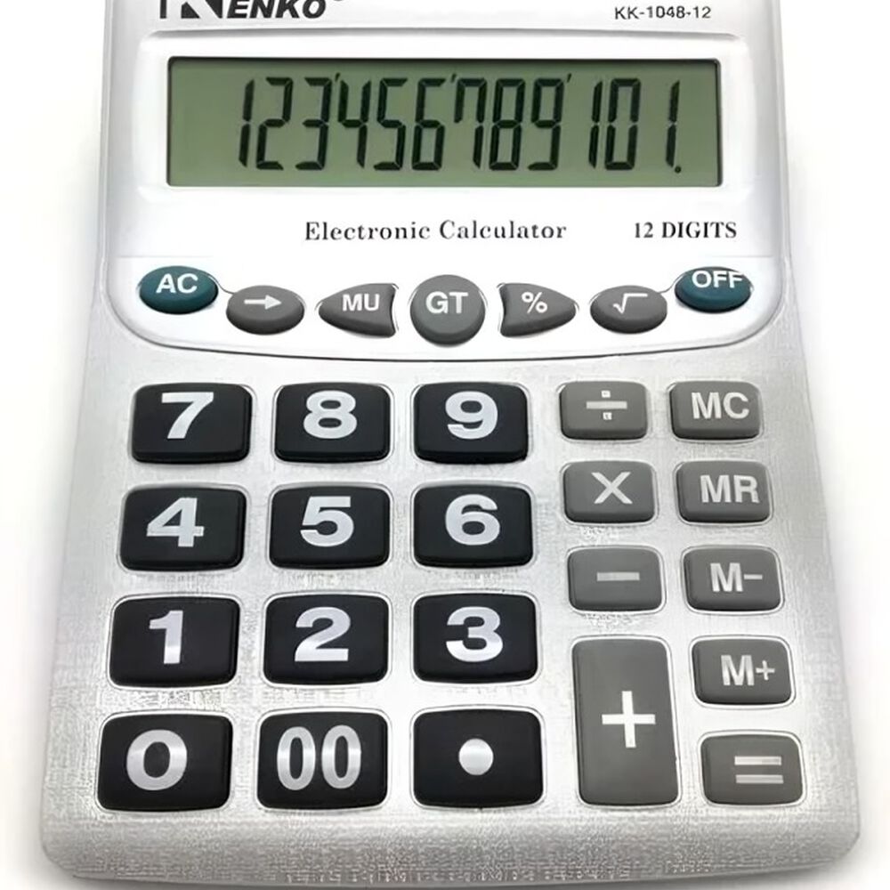 Calculadora Electr&oacute;nica De Escritorio Kk-1048-12 image number 0.0