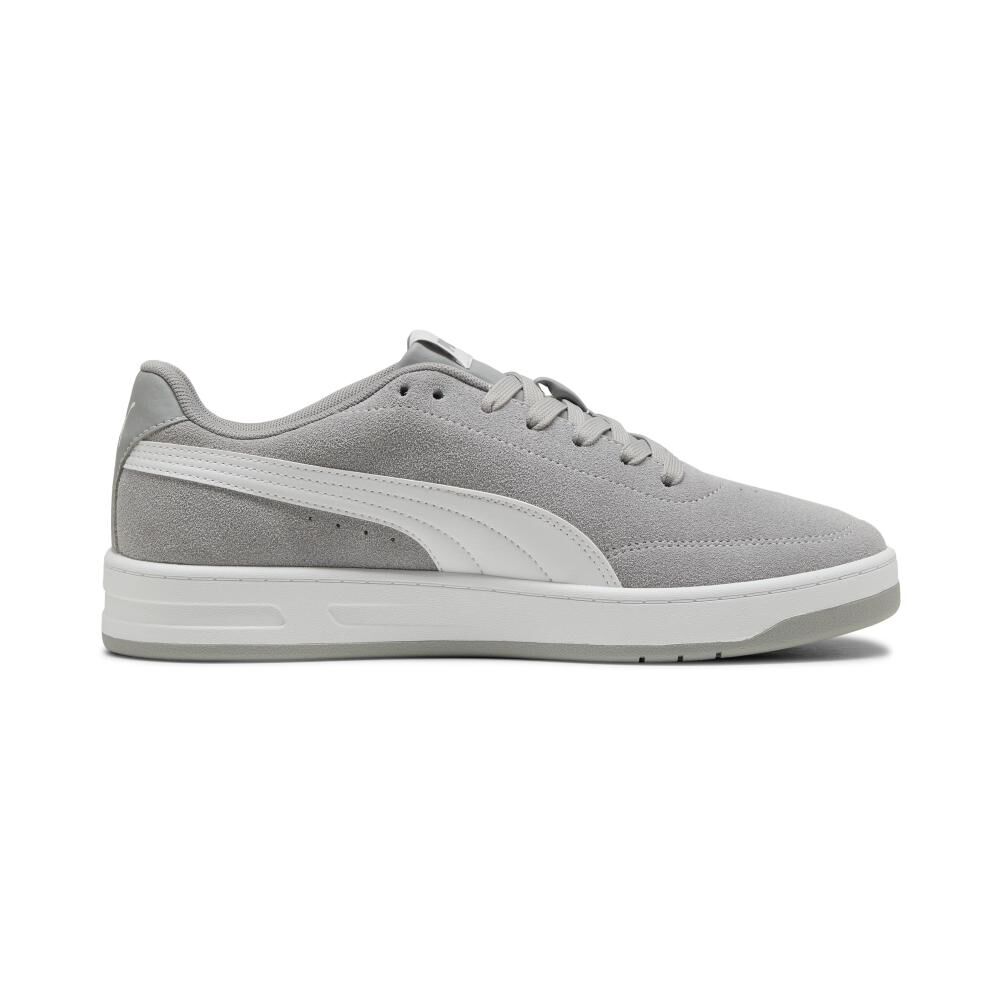 Zapatilla Urbana Hombre Puma Court Classic Clean Sd Gris image number 1.0