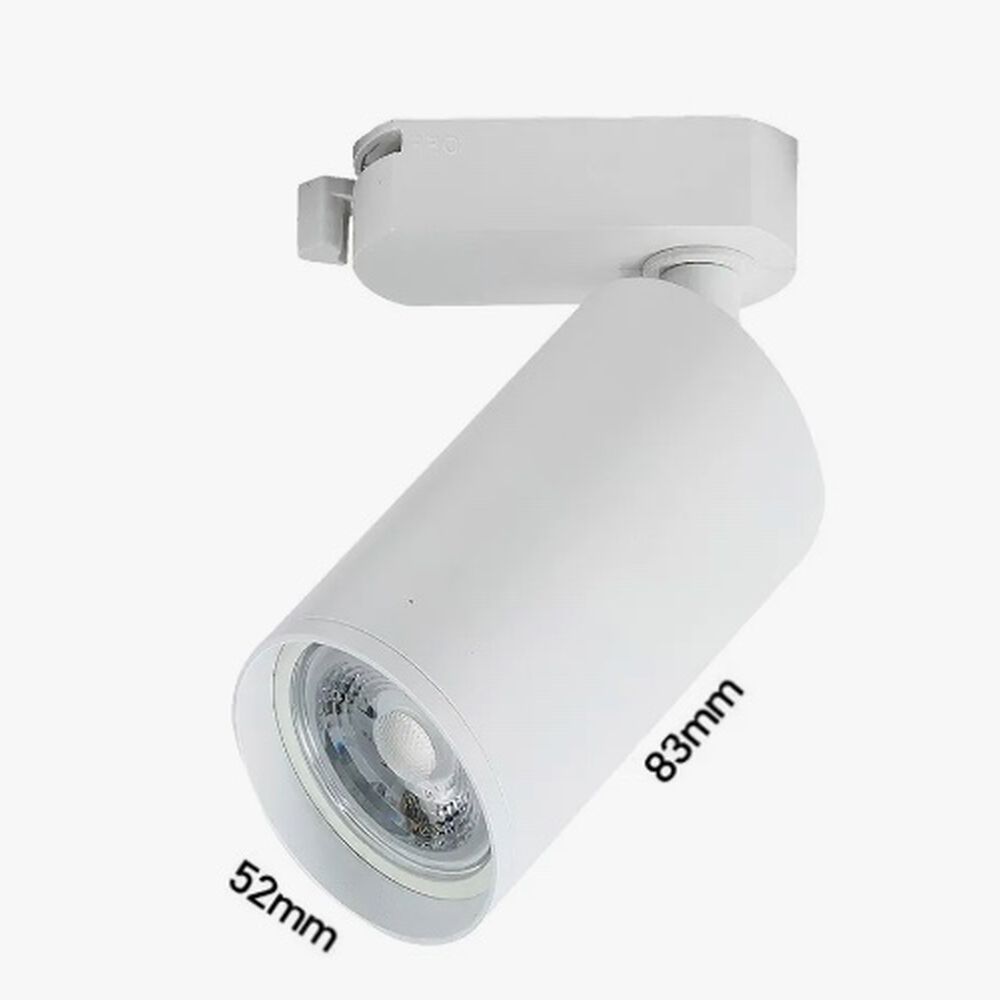 1 Riel Monof&aacute;sico 1mt Blanco + 4 Focos Luz C&aacute;lida image number 1.0