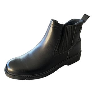 Botín Chelsea Hombre Agta 6007 Color Camel Y Negro