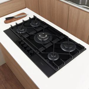Encimera A Gas Nat Signature 5 Quemadores Black Matt Fdv