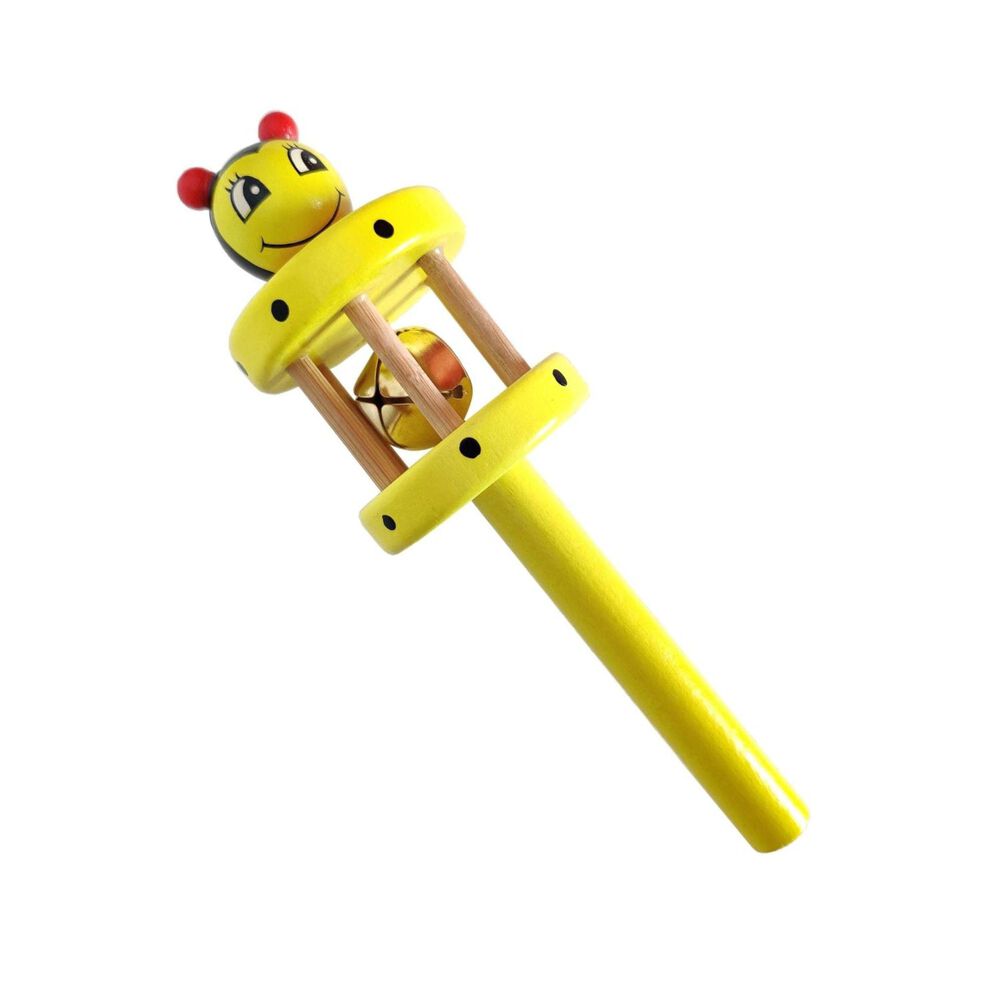 Cascabel Sonajero De Madera Figuras De Animales Para Ni&ntilde;os image number 1.0