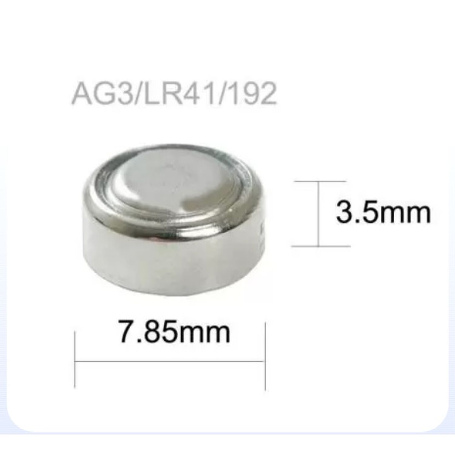 Pilas Para Reloj Calculadoras Boton U Otros Usos Lr41w Ag3 392a 1,5v Cx41 image number 3.0