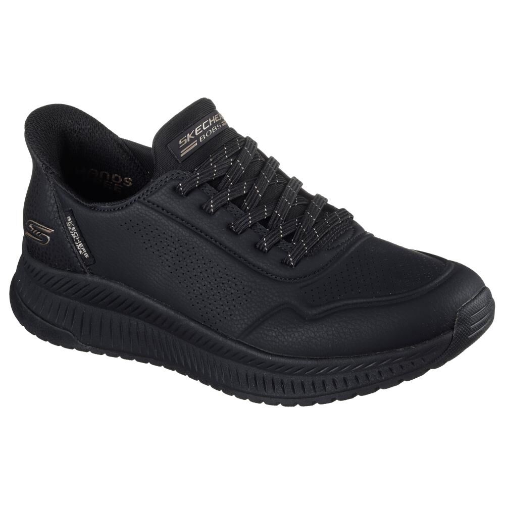 Zapatilla Urbana Mujer Skechers Bobs Squad 4-key Look Bbk image number 3.0
