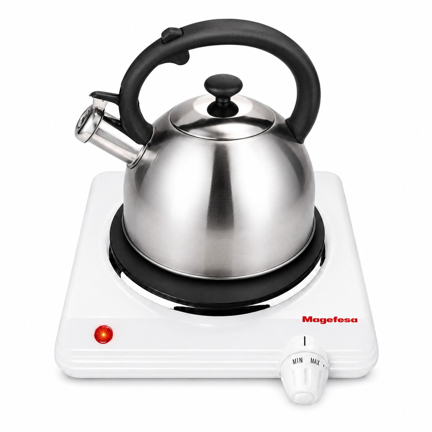 Cocina Electrica Magefesa Dinamic Inox Single Mgf8012 1500w image number 4.0