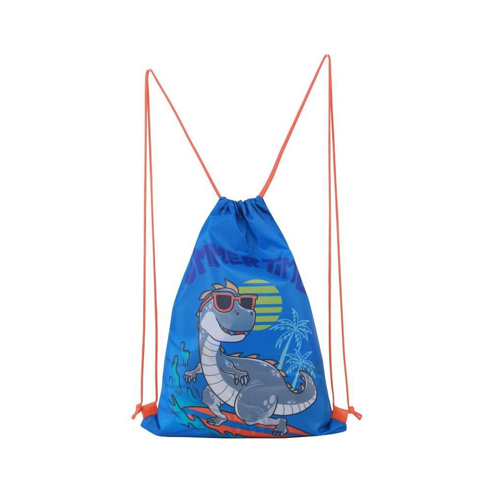 Toalla De Playa Con Bolso Casaideal Kids Dino / 70 X 140 Cm image number 0.0