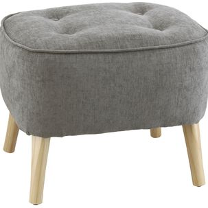 Pouf Máxima Gris Claro Altea 55x45x45 Cm Máxima Design