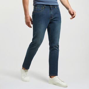 Jeans Regular Tiro Medio Slim Hombre Peroe