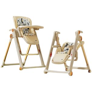 Silla De Comer Columpio 2 En 1 Con Protector Crema Lubabycas
