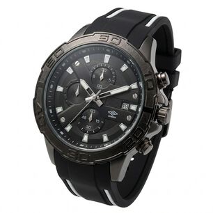 Reloj An&aacute;logo Hombre Umbro Plus Negro/blanco Umbp-1500-108