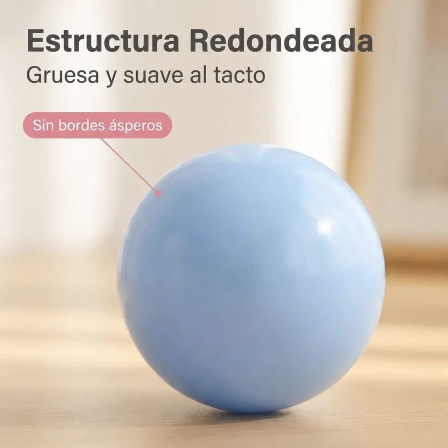 100 Pelotas Plasticas Colores Pasteles image number 2.0