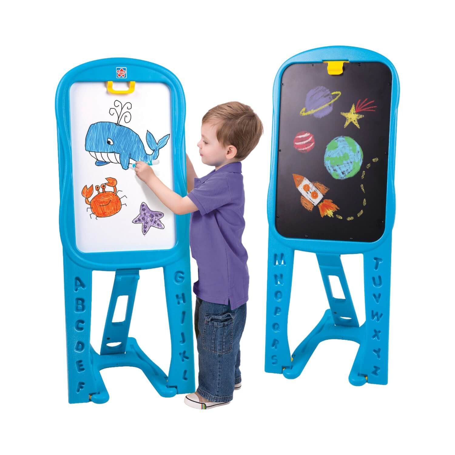 Pizarra Infantil Doble Cara Con Soporte 49x48x98cm Grown Up image number 3.0