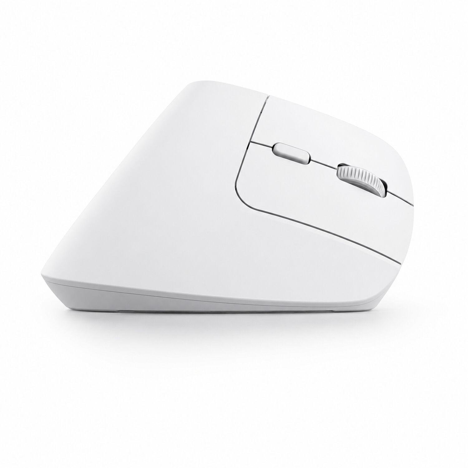 Mouse Vertical Inal&aacute;mbrico Dual Ergon&oacute;mico Trust Bayo+ White image number 2.0