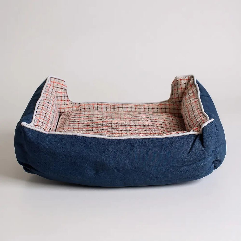 Cama Para Mascotas Espuma - Talla S (azul) image number 4.0