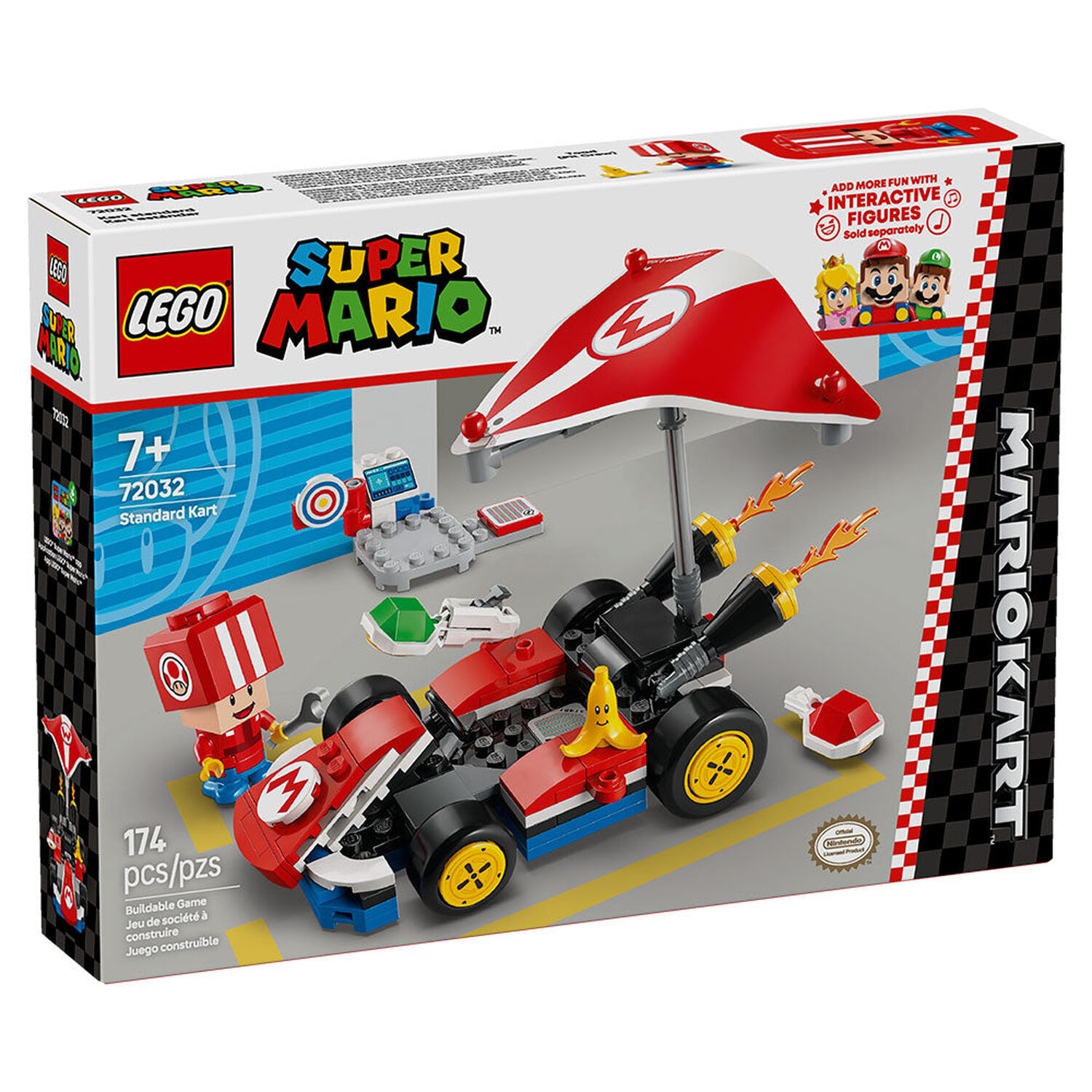 Lego Super Mario - Kart: Kart Est&aacute;ndar - 72032 image number 9.0