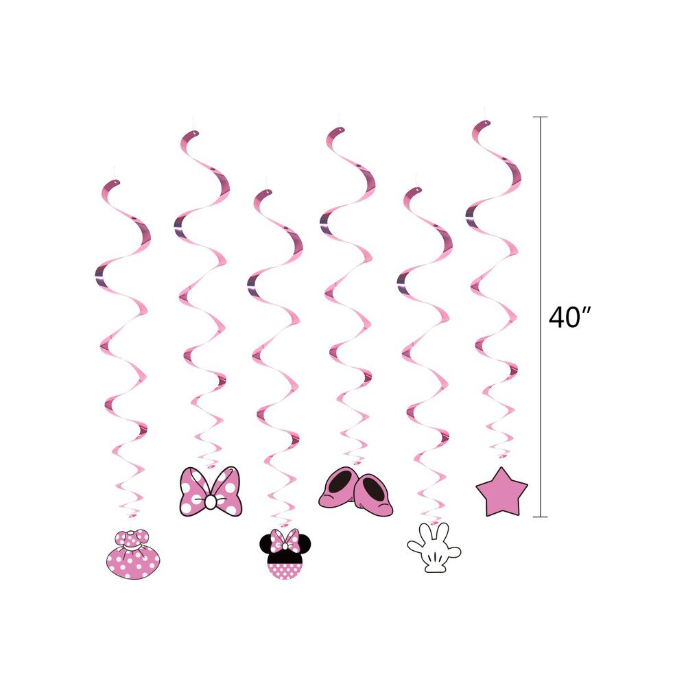 Pack Cumpleaños Minnie Mouse Globos Toppers Cinta Y Mas image number 5.0