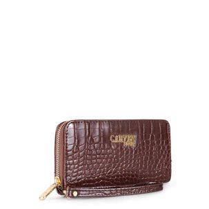 Billetera De Mujer Jade Dark Caf&eacute; Carven