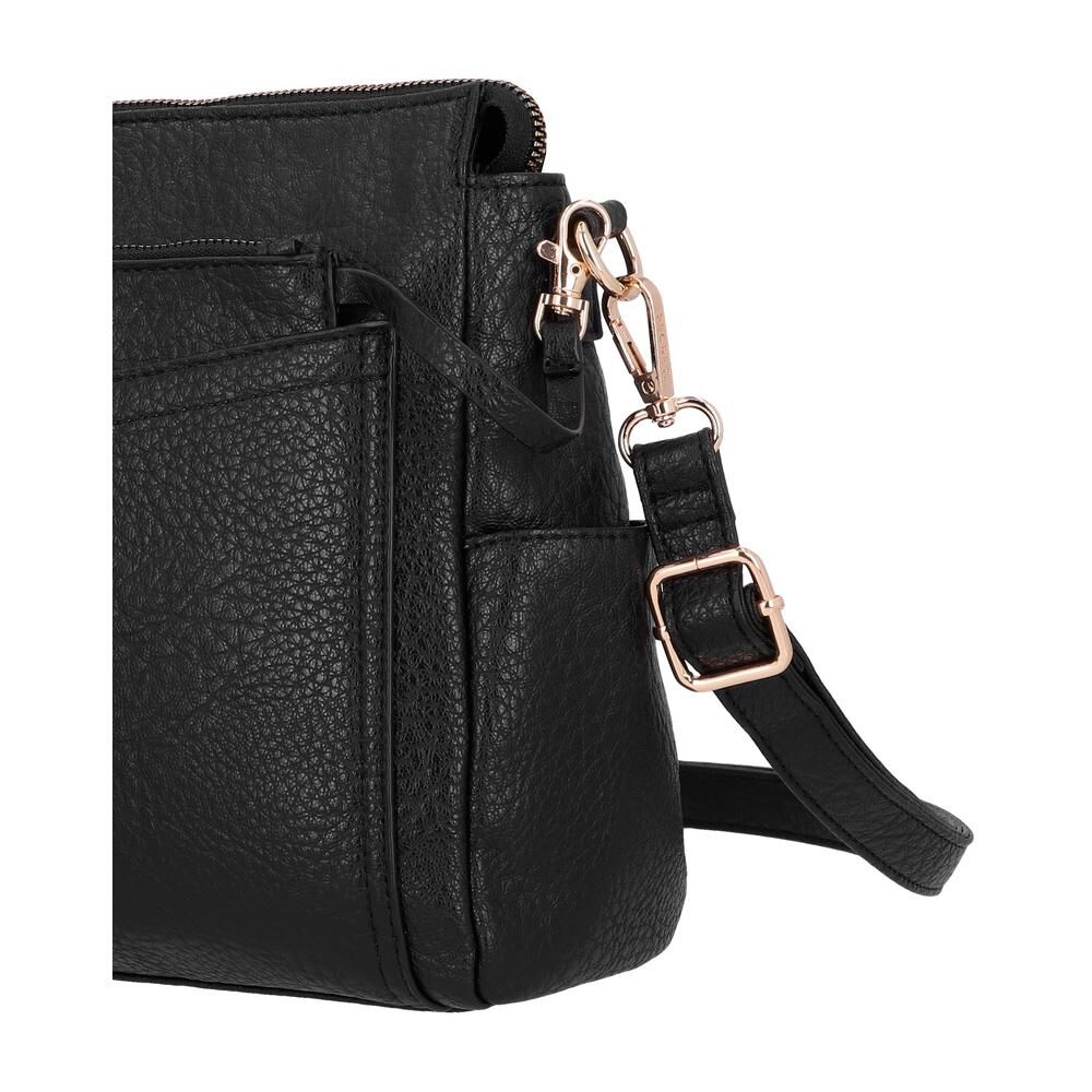 Bandolera Secret Edessa St6 M Negro image number 4.0