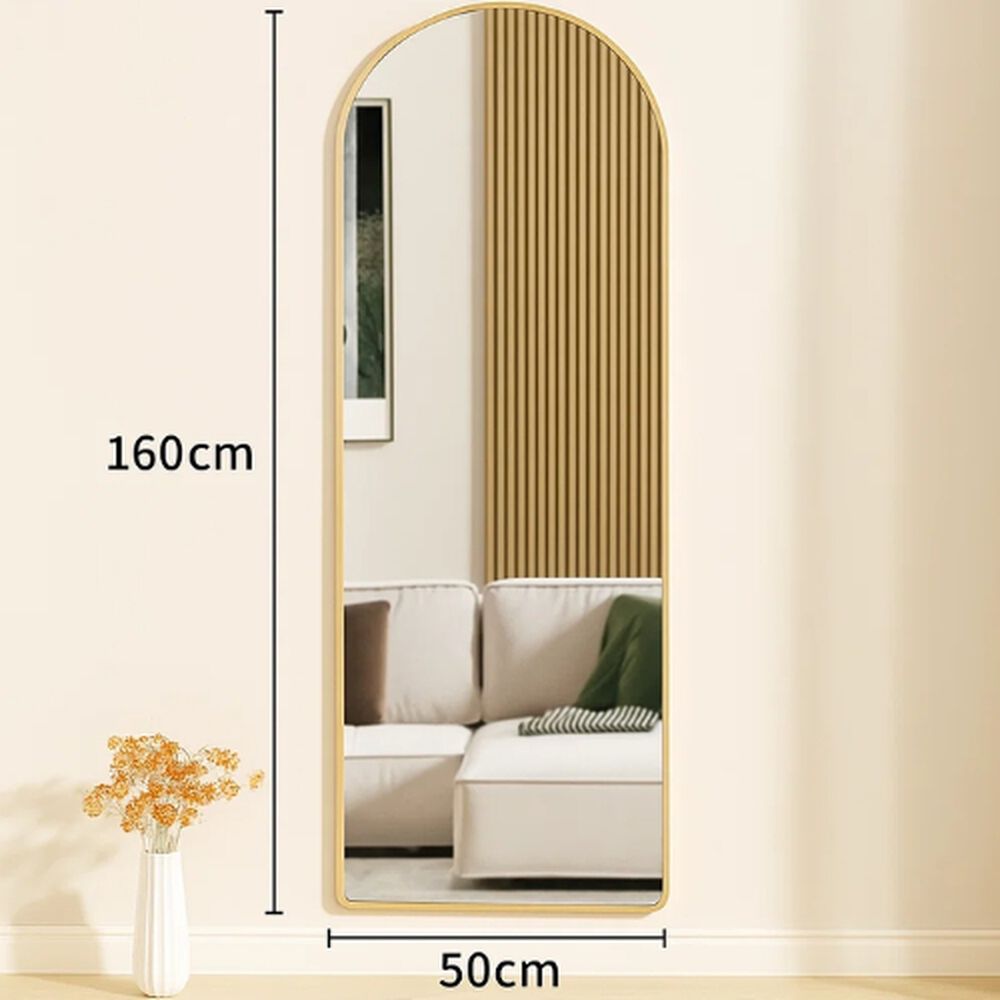 Espejo Ovalado Cuerpo Entero 160x50cm Con Base Plegable image number 2.0