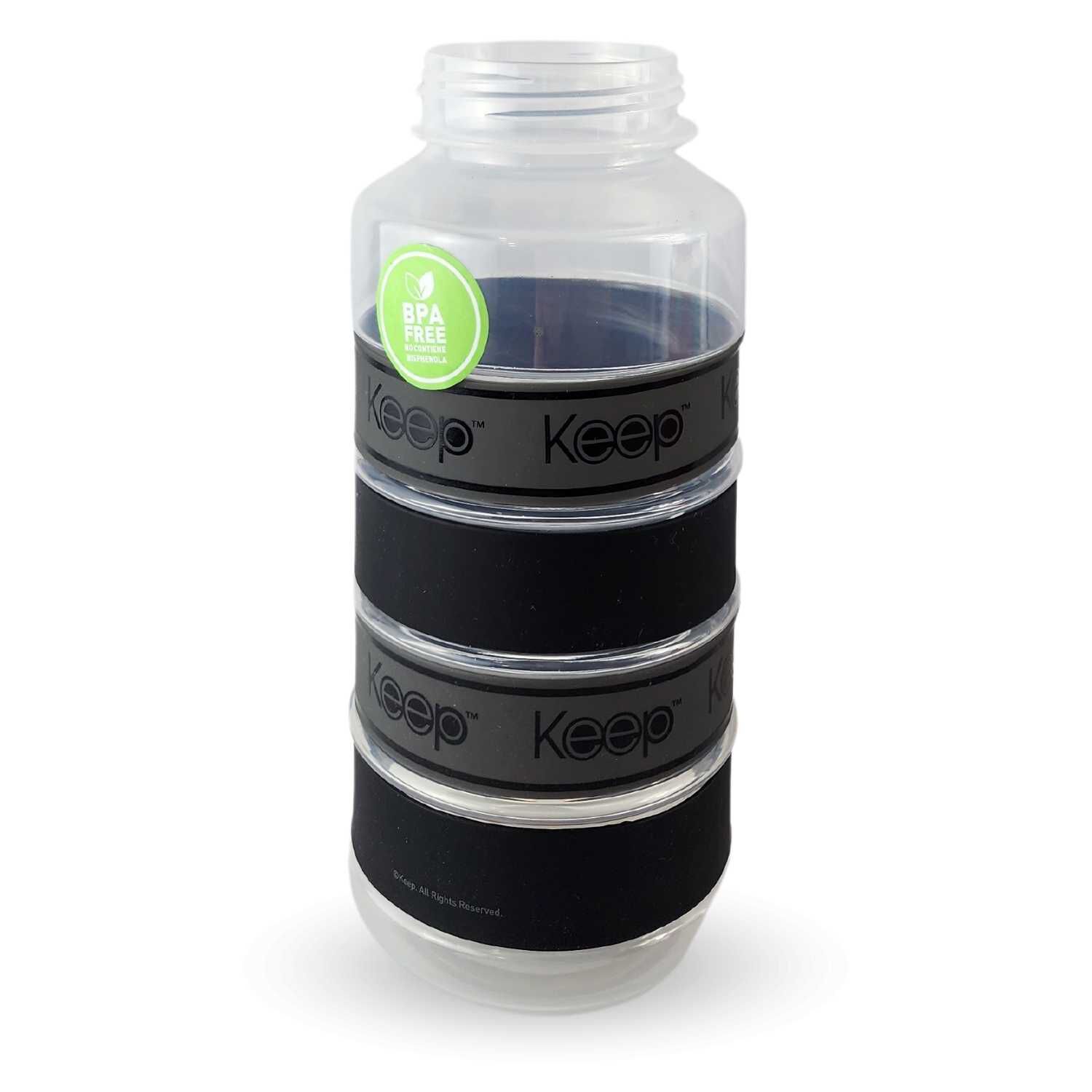Botella Keep Agua Big Bands Deportista Outdoor 1l Negro image number 4.0