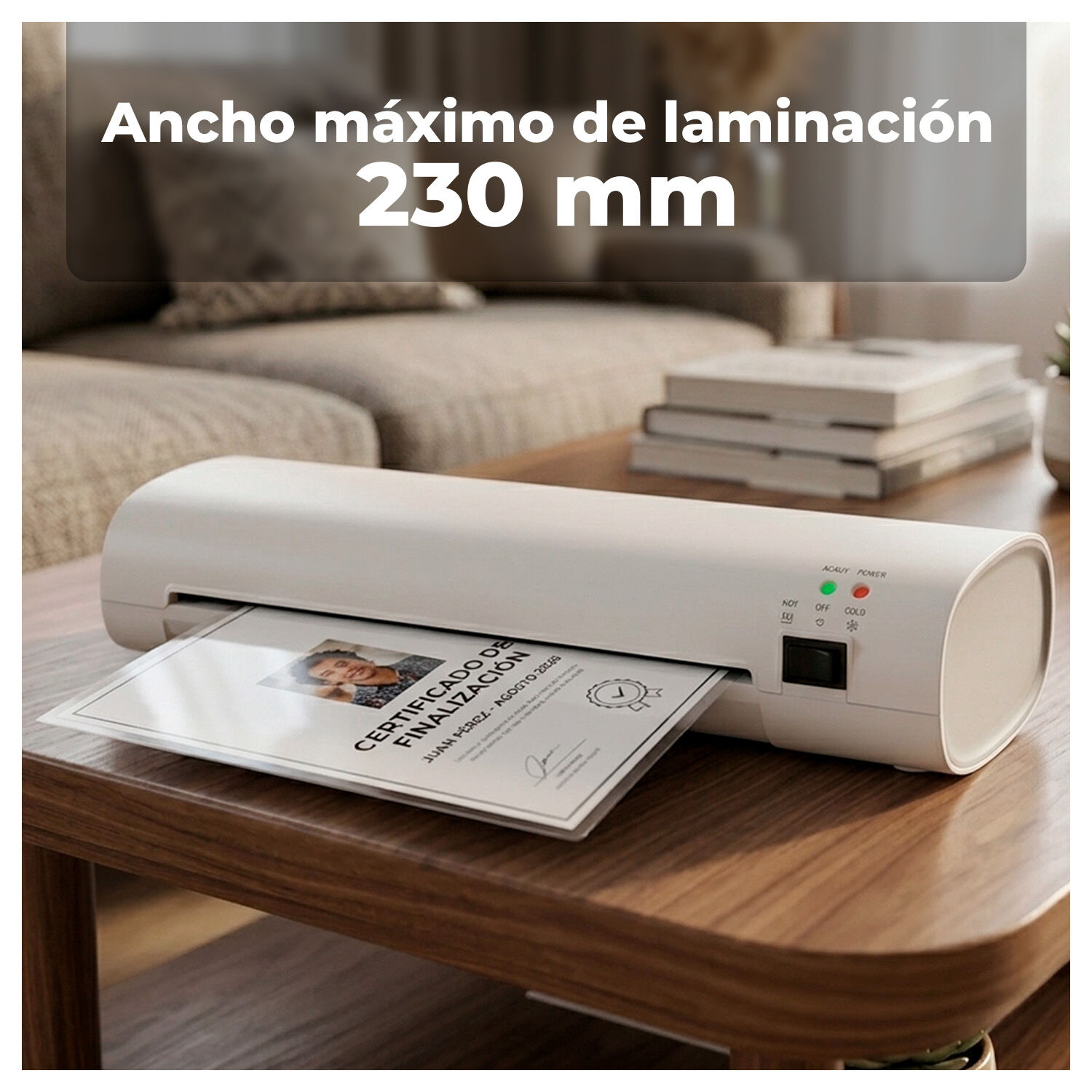 Laminadora Frio Caliente 260w Con Kit De Corte 300 Laminas image number 3.0