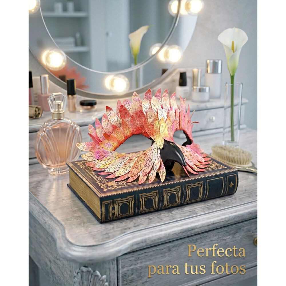 M&aacute;scara Pajaro Ave Plumas Carnaval Veneciano Para Disfraz image number 16.0