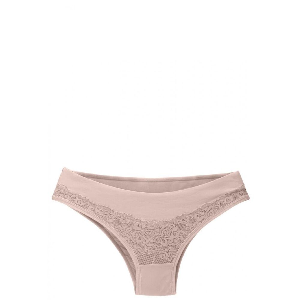Calz&oacute;n Para Embarazada Con Encaje Palo Rosa 2rios image number 0.0