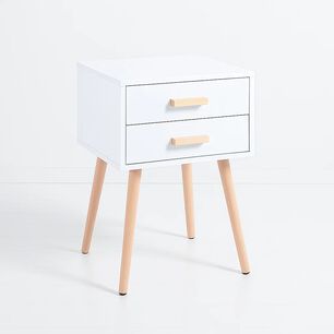 Velador Eames Doble 40x30x60 - Blanco
