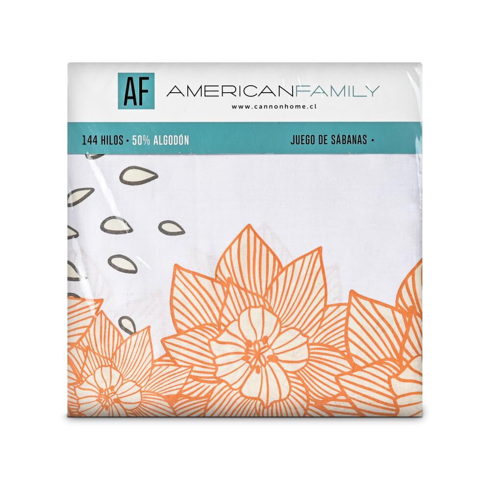 Juego De Sábanas American Family Sirisen / King / 144 Hilos image number 3.0