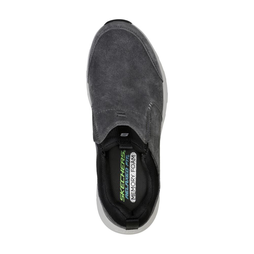 Zapato Casual Hombre Skechers Oak Canyon Gris image number 3.0