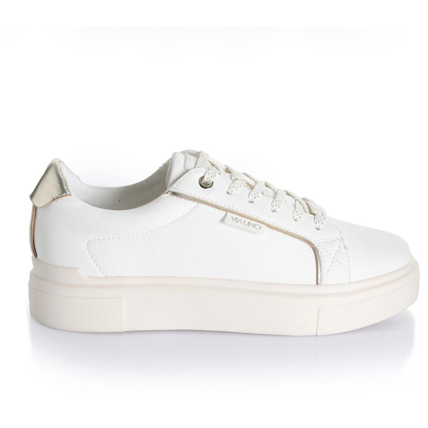 Zapatilla Urbana Mujer Via Uno Blanco image number 1.0