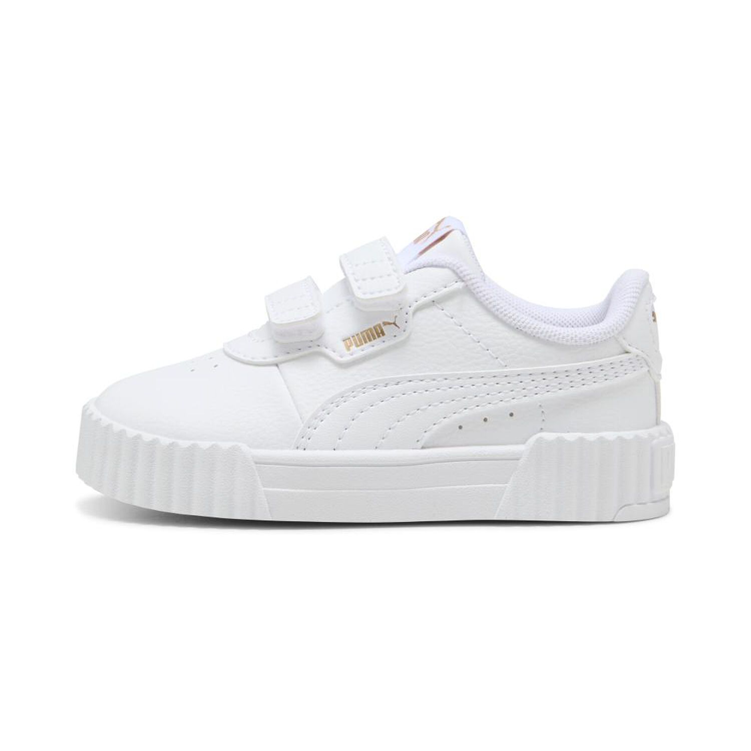 Zapatilla Infantil Ni&ntilde;a Puma Carina 3.0 V Inf Blanco image number 3.0