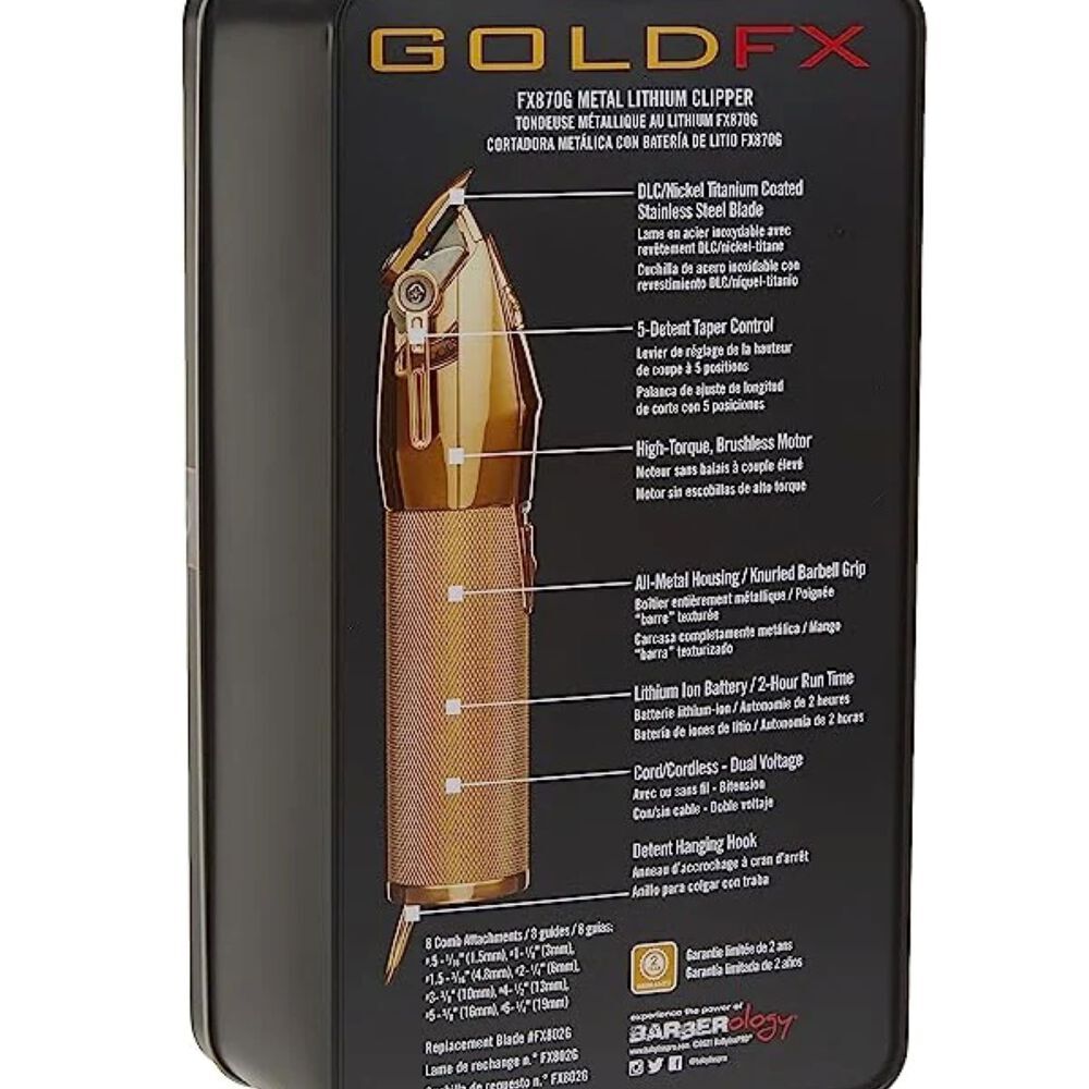 M&aacute;quina Cortadora Clipper B870 Gold image number 4.0