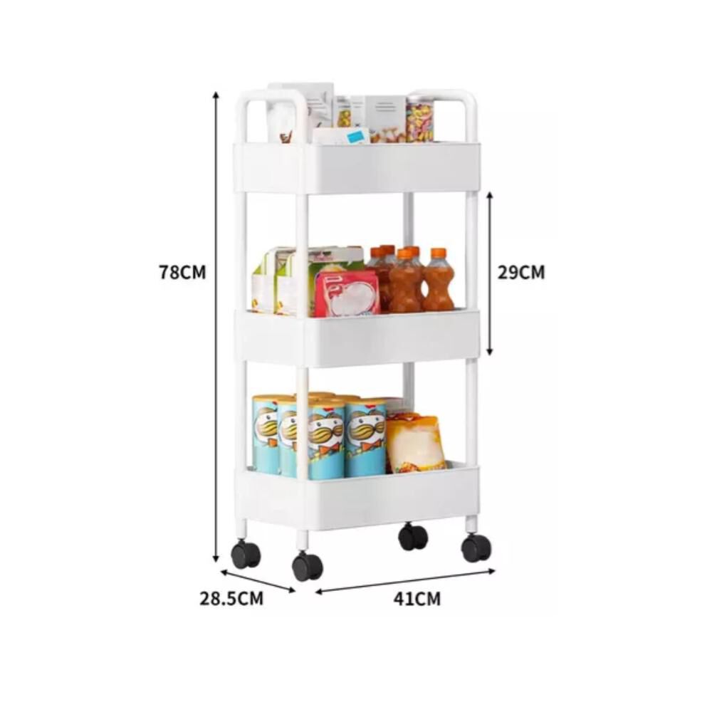 Carro Carrito Organizador Multiuso 3 Niveles Almacenamiento image number 1.0