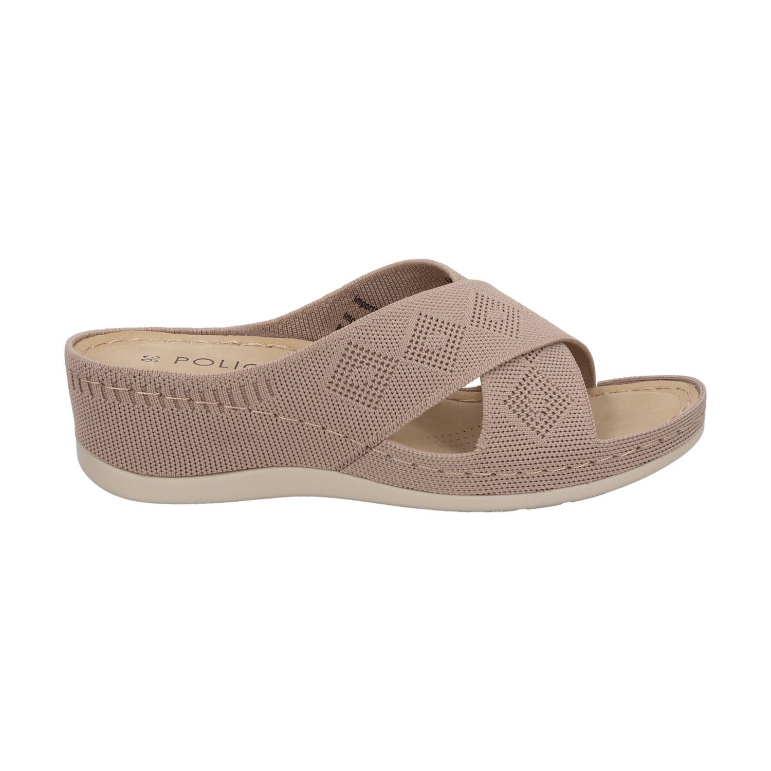 Sandalia Mujer Camel Juana Police image number 0.0